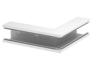 Außeneck symmetrisch 90x110x300, St, reinweiß, 9010