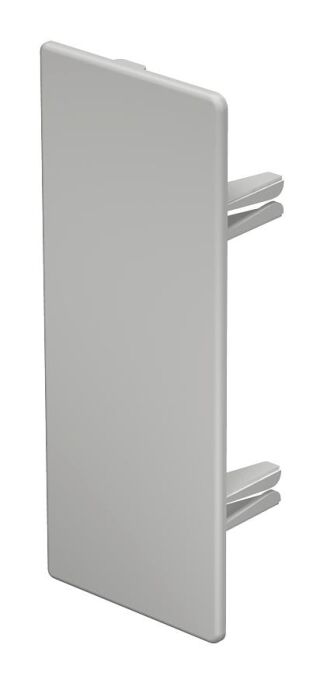 Endstück halogenfrei 60x150mm, PC/ABS, lichtgrau, 7035