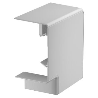 Flachwinkel Haubenformteil 70x110mm, PC/ABS, lichtgrau, 7035