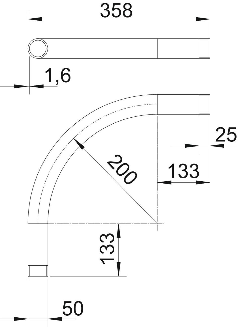 Installationsrohr Stapa, Schraubverbindung