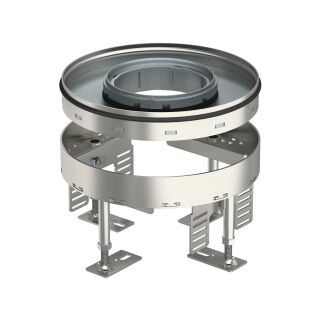 Schwerlastkassette für Tubus 20 kN Ø215mm, A2, 1.4301