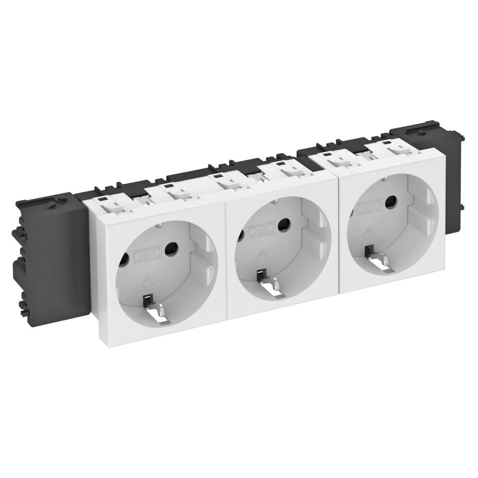 Modul 45 Connect Steckdose 0°, 3-fach