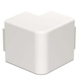 Außeneckhaube halogenfrei 60x90mm, PC/ABS, reinweiß, 9010
