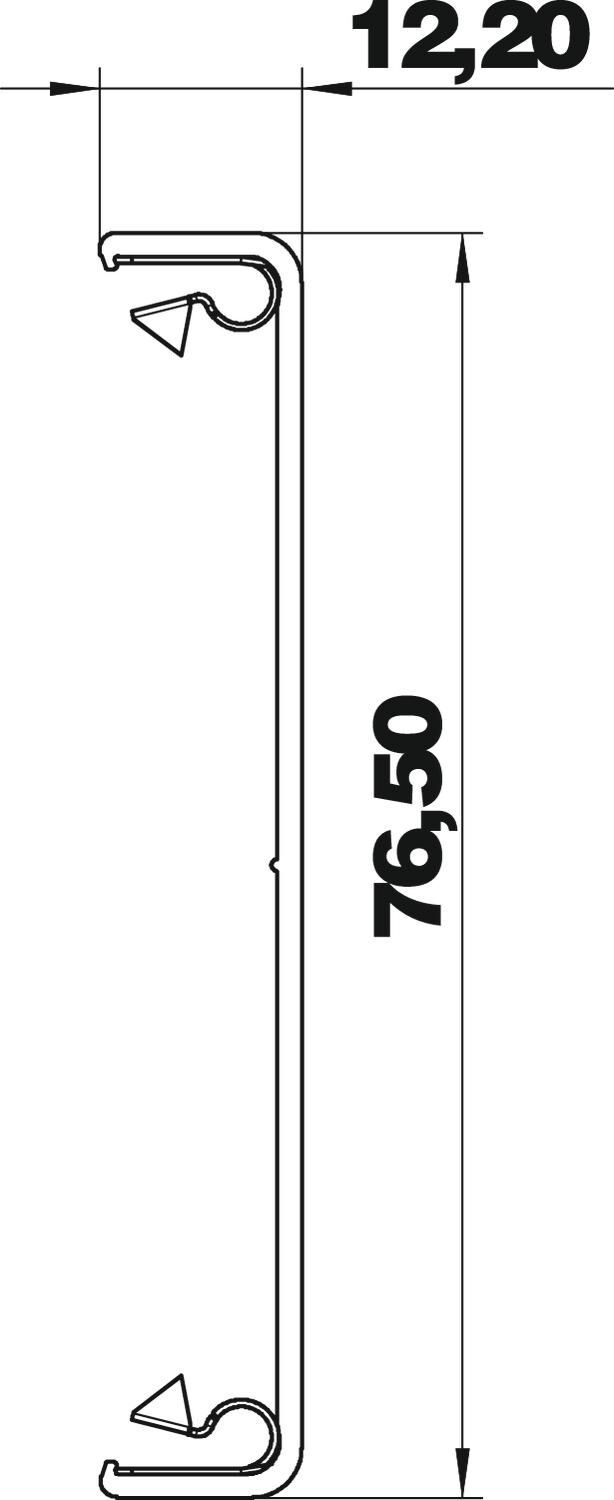 Installationssäule Oberteil, Alu