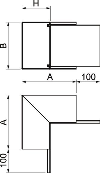 Brandschutzkanal PYROLINE® Rapid PLM, Formteil
