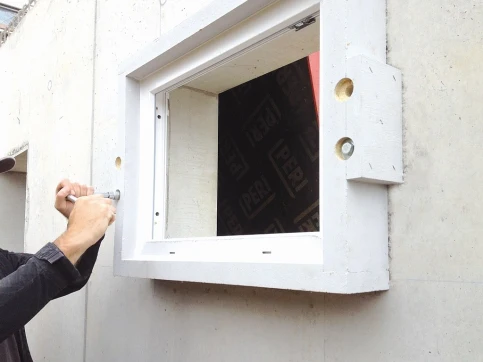 Kellerfenster-System CombiTherm - Baustelle