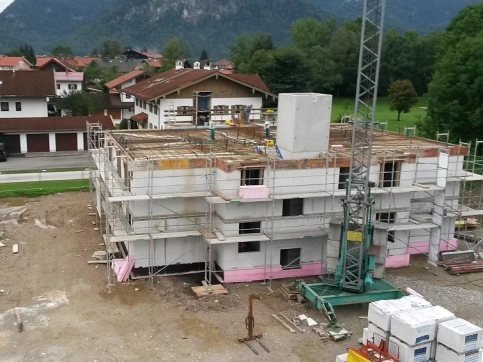 Auf der Baustelle ist kein zusätzlicher Lagerplatz notwendig.