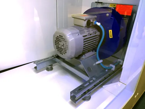 Lagerung eines Ventilators mit Isotop MSN