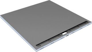 Fundo Riolito Neo Duschelement Rinnenlänge 1100mm 1200x1200x50mm