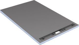 Fundo Riolito Neo Duschelement Rinnenlänge 800mm 1000x1000x50mm