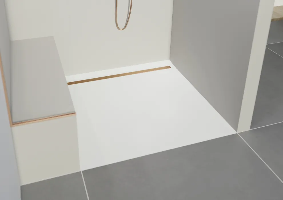 Fundo Riolito Duschelement für seitliche Linienentwässerung