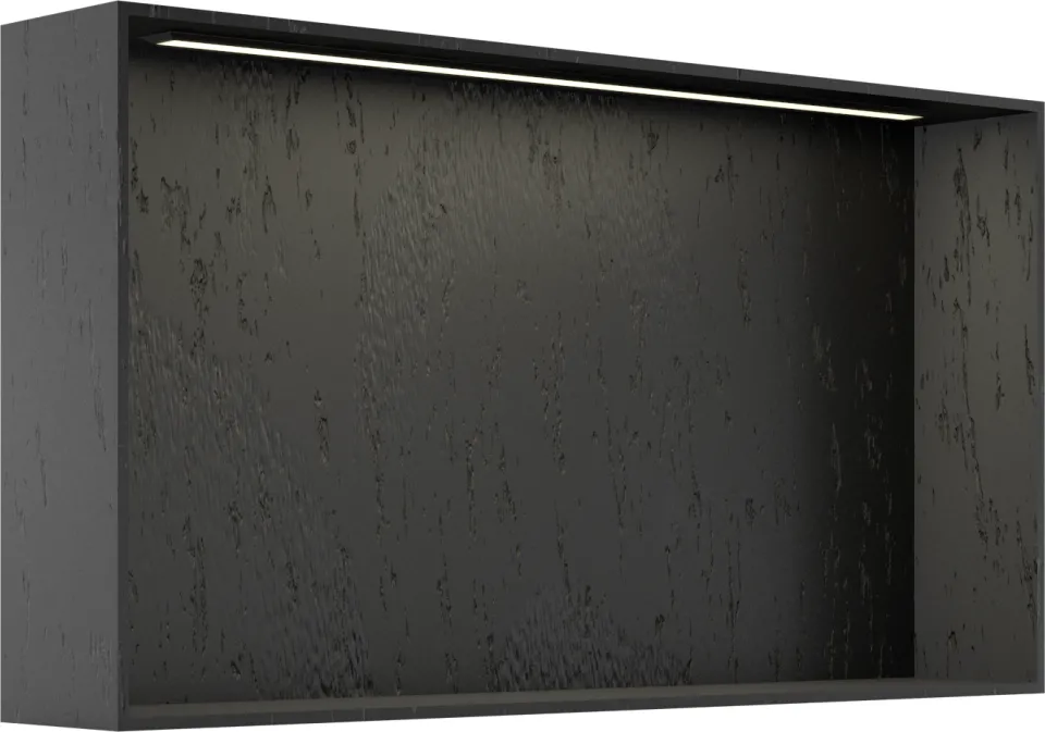 wedi Sanwell Top LED 30/60 Carbon Schwarz 630x330x97mm