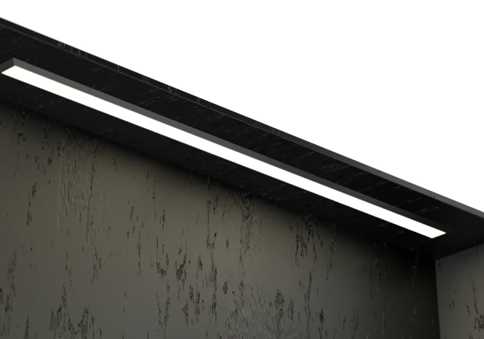 wedi Sanwell Top LED 30/60 Carbon Schwarz 630x330x97mm