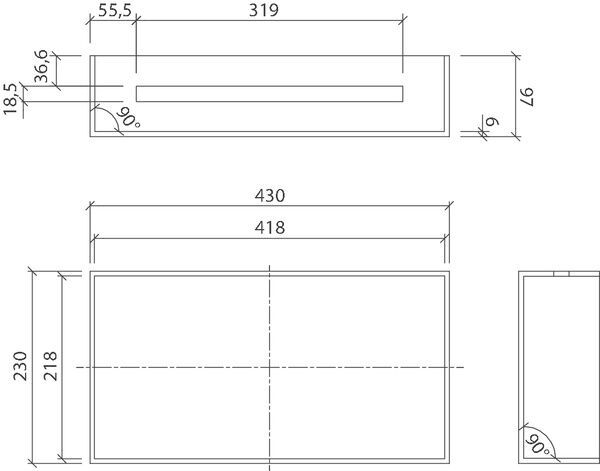 wedi Sanwell Top LED Nische
