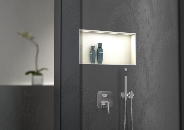 wedi Sanwell Top LED 30/60 Pure Weiß 630x330x97mm
