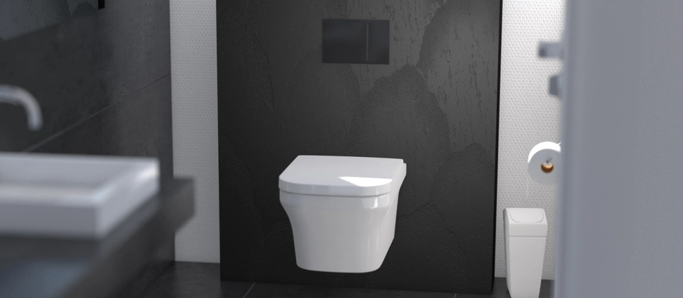 wedi I-Board Top Designoberfläche für WC-Vorwandinstallationen