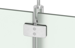 Glasklemme mittig (Modell 26)