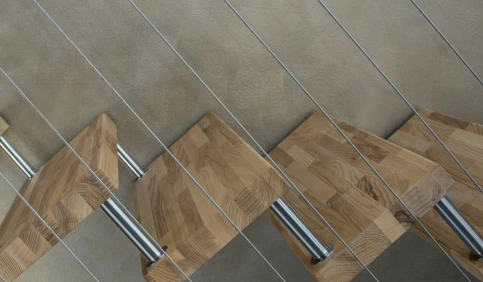 Anwendungsbeispiel: Seilsystem an Treppe