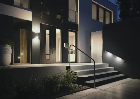 Geländersystem mit LED-Beleuchtung