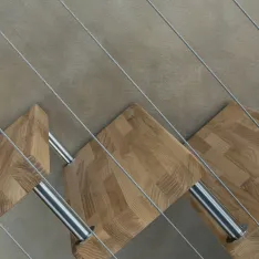 Pfostensystem mit Seilen