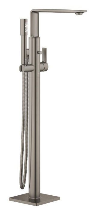 GROHE EH-Wannenbatterie Allure 25222_1 Bodenmontage FMS hard graphite gebürstet