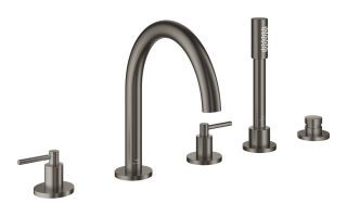 GROHE 5-L-Wannen-Kombin. Atrio 29407 FMS Hebelgriff hard graphite gebürstet
