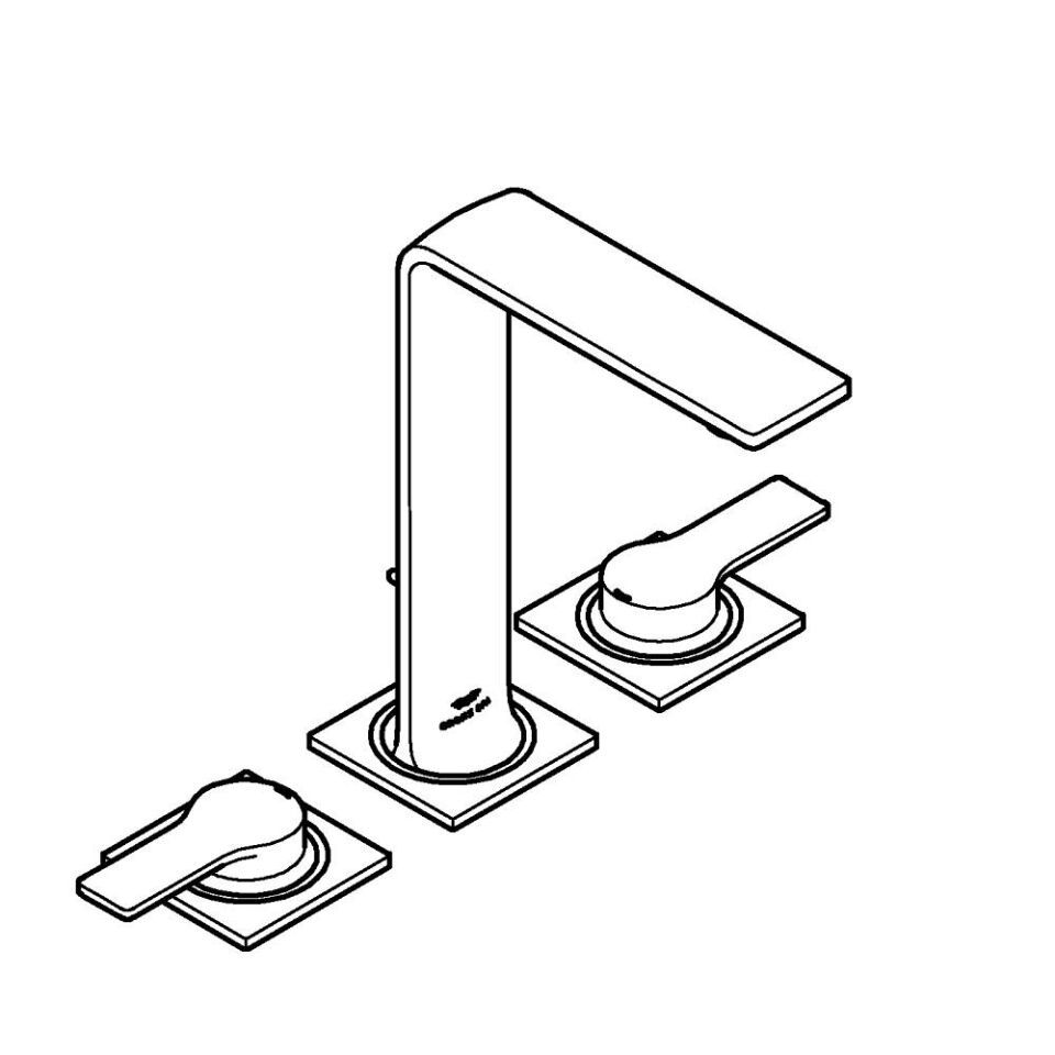 GROHE Allure 3-Loch-WT-Batterie