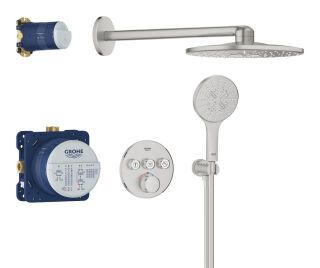 GROHE UP-D.system Grohtherm SmartControl 34863 THM runde Form 3 ASV supersteel