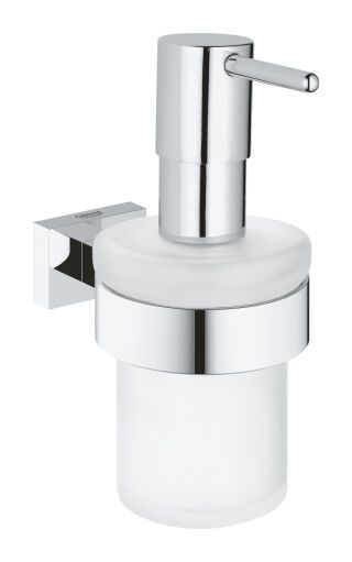 GROHE Essentials Cube Seifenspender mit Halter