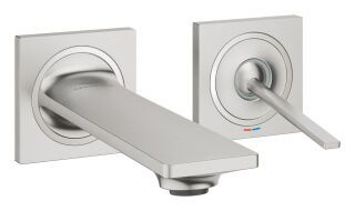 GROHE 2-L-WT-Wandbatterie Allure 19309_2 FMS Ausl. 154mm supersteel