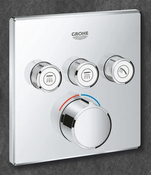 SmartControl Mischer als Unterputzvariante