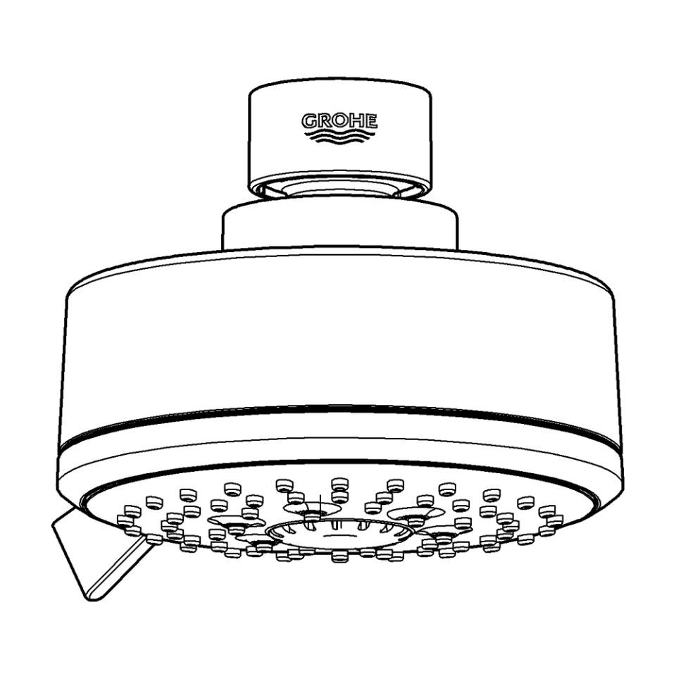 GROHE Tempesta C 100 Kopfbrause