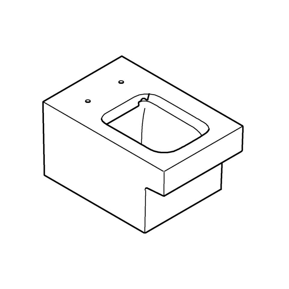GROHE Cube Keramik Wand-Tiefspül-WC