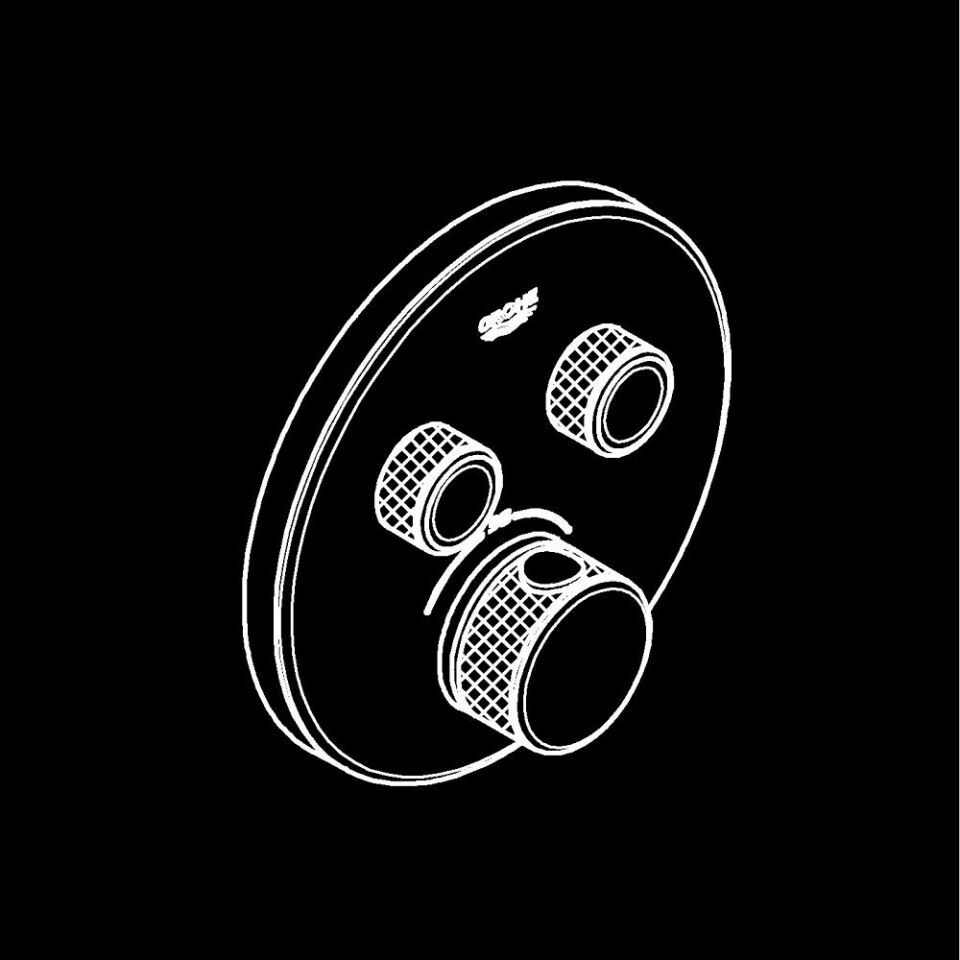Grohtherm SmartControl Thermostat rund FMS