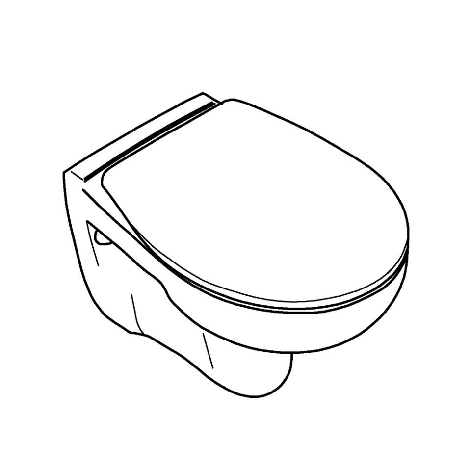 GROHE Bau Keramik Wand-Tiefspül-WC Set