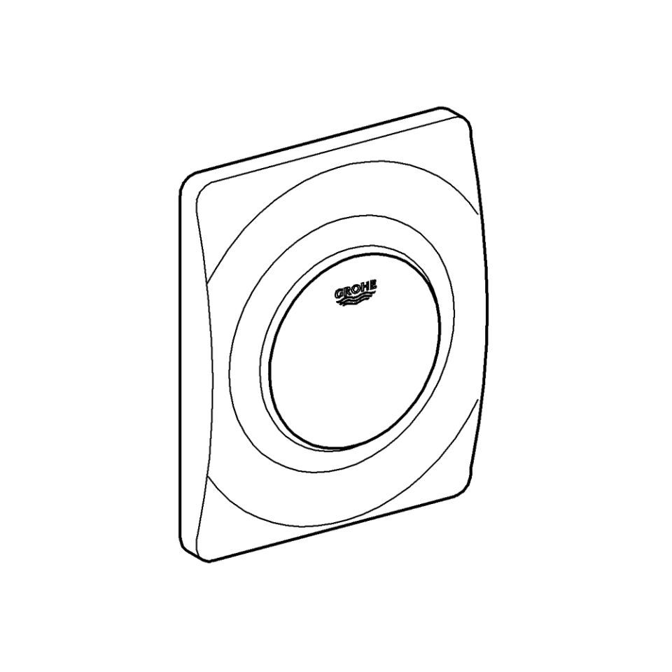 GROHE Urinal-Betätigung Surf 38808 FMS für manuelle Betätigung chrom