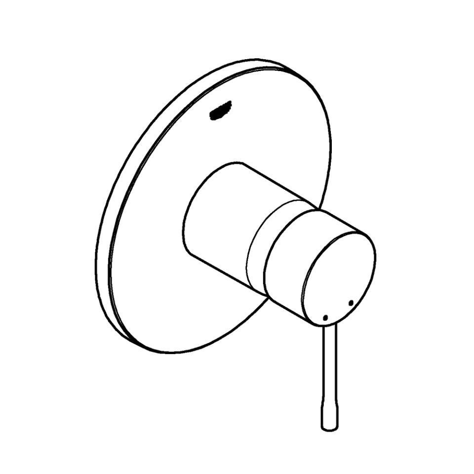 GROHE Essence EH-Brausebatterie FMS