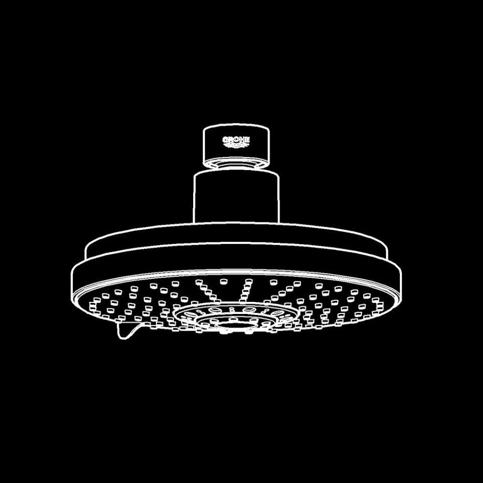 GROHE Rainshower Cosmopolitan 160 Kopfbrause