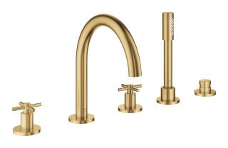 GROHE 5-Loch-Wannen-Kombination Atrio 29408 FMS Kreuz-Griff cool sunrise geb.