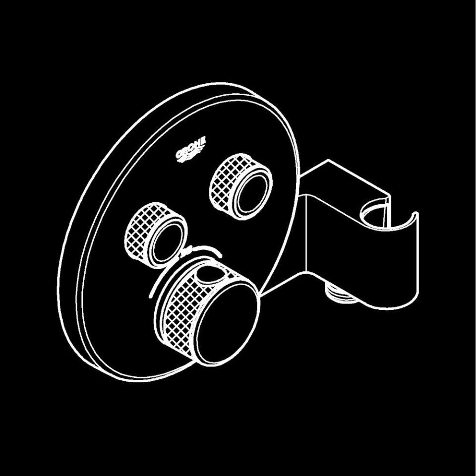Grohtherm SmartControl Thermostat rund FMS