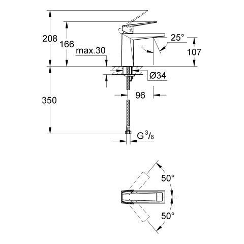 GROHE Allure Brilliant EH-WT-Batterie