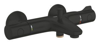 GROHE THM-Wannenbatterie Grohtherm 800 102203 Wandm. eigensicher matt black