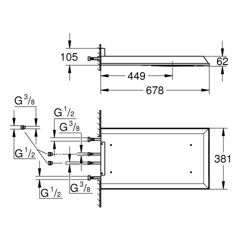 GROHE Rainshower Aqua 15