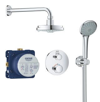 Grohtherm UP-Duschsystem mit FMS rund