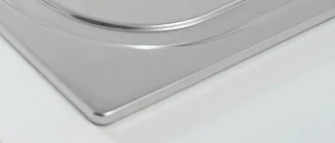 Standard-Einbau, mit Einbaukante 8 mm