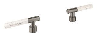 GROHE Hebelgriffe Atrio Private C. 48458 White Attica Caesarstone hard graph. gb.