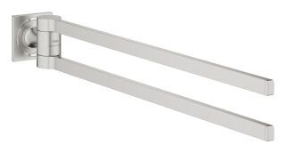 GROHE Doppel-Handtuchhalter Allure 40342_1 supersteel