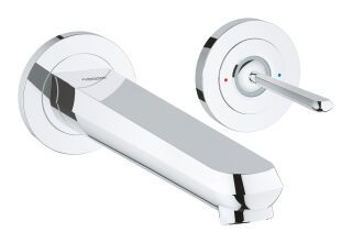 GROHE Eurodisc Joystick 2-Loch-WT-Wandbatterie FMS