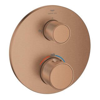 GROHE THM-Brausebatt. Atrio Private C. 24396 2-W-Umst. Knopfbet. warm sunset gb