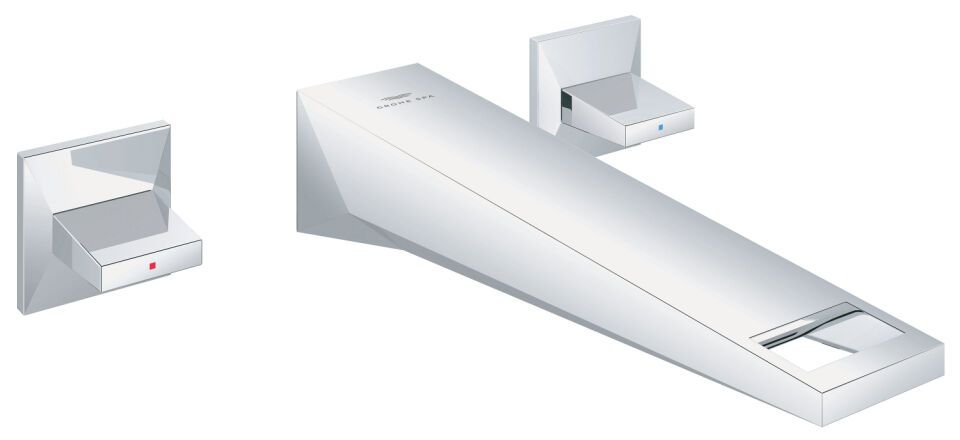 GROHE Allure Brilliant 3-Loch-WT-Wandbatterie FMS